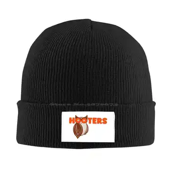 Hooters Лого Печат Графика Ежедневна шапка Бейзболна шапка Плетена шапка
