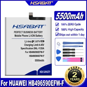 HSABAT HB496590EFW-F 5500mAh батерия за батерии за телефони Huawei