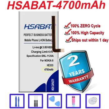 HSABAT Top Brand 100% Нова 4700mAh HE333 батерия за NOKIA 8 Sirocco 8 Sirocco в наличност