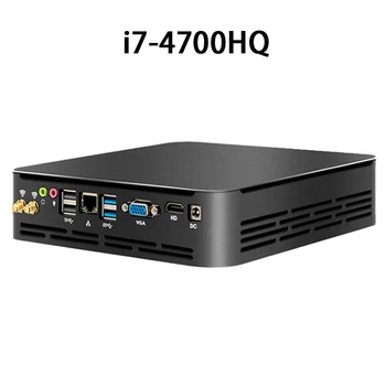 i7-4700HQ мини хост компютър HD-MI VGA SPK MIC LAN USB3.0 мини игра десктоп монтаж малък хост офис десктоп мини компютър