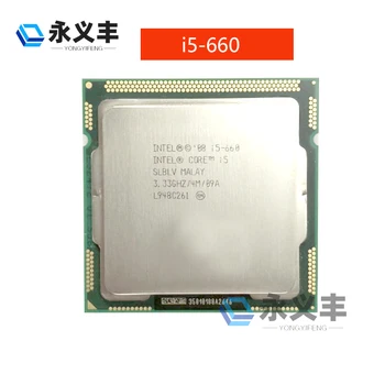 Intel Core i5-660 i5 660 i5660 660 3.3GHz Двуядрен процесор 4M 73W LGA 1156 Оригинално и автентично осигуряване на качеството