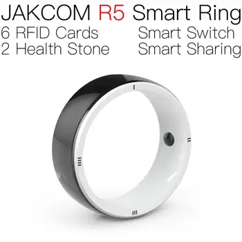 JAKCOM R5 Smart Ring Супер стойност като мини етикет 125Hz RFID керамика VIP комплект GSM 125 kHz записваем 100pcs черен пръстен тагове 100 pcas
