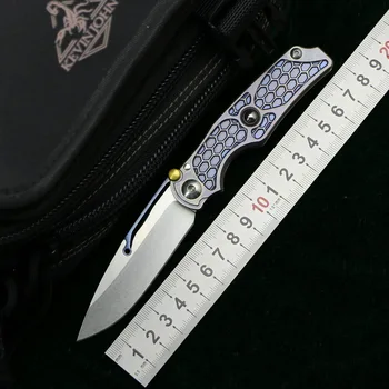 Kevin John Tilock Сгъваем нож M390 острие титанов дръжка полезност къмпинг лов оцеляване джоб кухня плодове ножове EDC инструмент