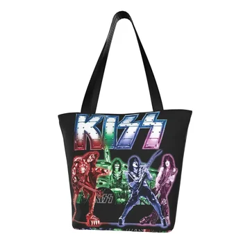 Kiss Band Crazy Demon Catman Ace Rock пазарска чанта Harajuku аксесоари за женски тенденции чанти
