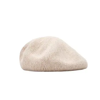 Ldslyjr есен зима плътен цвят барета художник шапка осмоъгълна шапка за жени и момиче 21