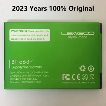 Leagoo M5 PLUS батерия висококачествена оригинална 2500mAh BT-563P резервна подмяна на батерията за Leagoo M5 PLUS BT563P смарт телефон