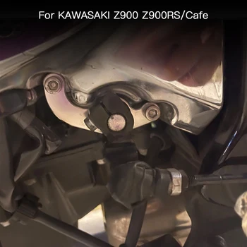 LEDISHUN Shift вал CNC алуминиева скоростна лост подкрепа превключвател Pivot Kit съвместим с KAWASAKI Z900 (17-22) Z900RS кафе