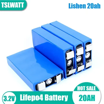 Lishen 3.2V 20Ah Lifepo4 Призматична клетка за батерии в наличност Акумулаторни батерии Deep Cycle for DIY Pack 12V 24 Venergy Storage