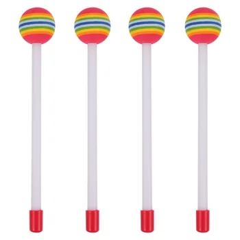 Lollipop Felt Drum Stick Деца Ударни Drumsticks Пяна Head Ударни пръчки Детски музикални инструменти Барабани Snare Drums