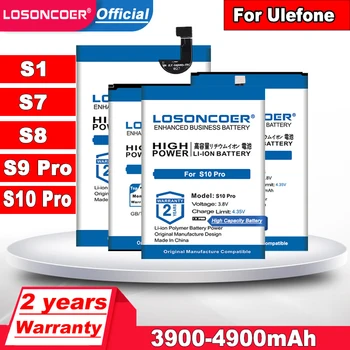 LOSONCOER 3900-4900mAh батерия за Ulefone S1 S7 S8 S8 Pro S9 Pro S10 Pro 3068 MTK6580 MTK6737 MTK6580 батерия за мобилен телефон