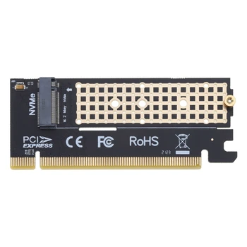 M2 към PCIE x16 адаптер карта Pci-e към m2 конвертор щранг NVMe SSD адаптер m2 M-ключ PCI-Express 3.0 поддръжка 2230-2280