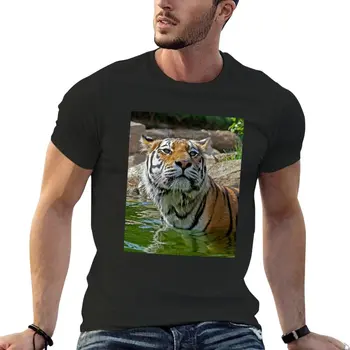 Majestic плуване тигрица тениска извънгабаритни тениски реколта т риза дрехи за мъже