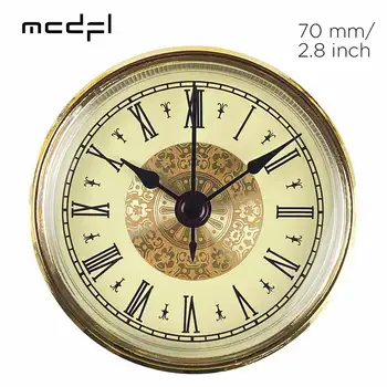 MCDFL кварцов часовник вмъкване движение римски арабски цифра малък циферблат стар декоративен таблица часовник реколта бюро антики 70mm 2.8inch