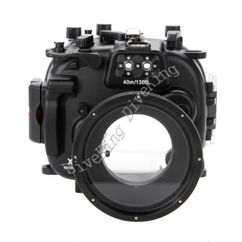 Meikon 40 метра 130 фута подводен водоустойчив корпус за гмуркане камера случай за Fujifilm Fuji X-T1 XT1