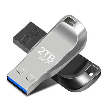 Metal USB 3.0 Pen Drive 2TB 100% истински капацитет Pendrive 1TB Memorias USB флаш устройство 512G Cle USB стик Безплатна доставка Подаръчни артикули