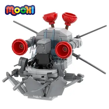 MOOXI Skibidi Тоалетна 114Pcs MOC тухли Скорост на звука Cameraman действие фигура градивен блок детски играчки за деца подарък MOC1397