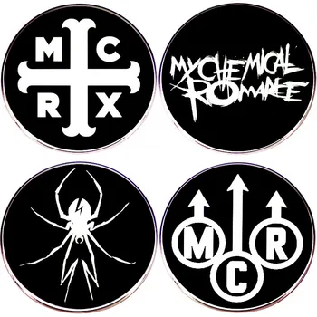 My Chemical Romance Rock Band Metal Brooch Badge Music Enamel Pins Fashion Jewellery Backpack Аксесоар Подаръци