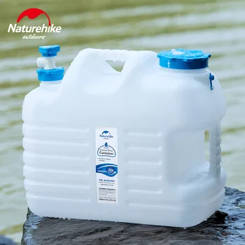 Naturehike Upgrade Външна кофа PE хранителен клас Кофа за съхранение на вода за кола Домакински резервоар за съхранение на вода с голям капацитет с кран