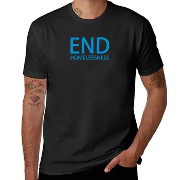 New End Homelessness T-Shirt boys white t shirts man clothes vintage t shirt anime mens t shirt