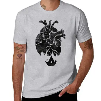 New Heart of Wanderer T-Shirt мъжки дрехи смешни тениски Тениска за момче черни тениски за мъже