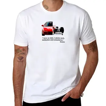 New Shift ризи Senna -F1 вдъхновена тениска бързосъхнеща тениска персонализирани тениски мъжки дрехи