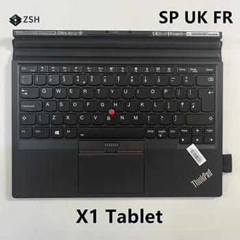 NEW Thinkpad X1 таблет 1-во 2-ро поколение 2016 2017 20GH 20GG тънка клавиатура TP00082K1 Испания/Великобритания/Френски клавиатура с подсветка