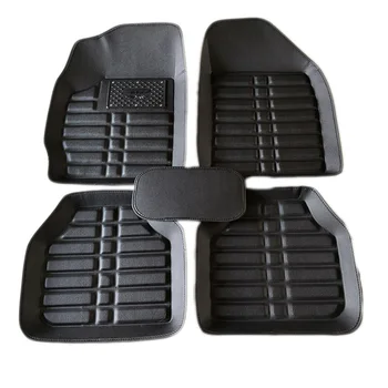 NEW Луксозни кожени стелки за кола за Toyota Tundra 2007 до 2023 Персонализирани подложки за крака автомобилен килим Аксесоари за кола Водоустойчив