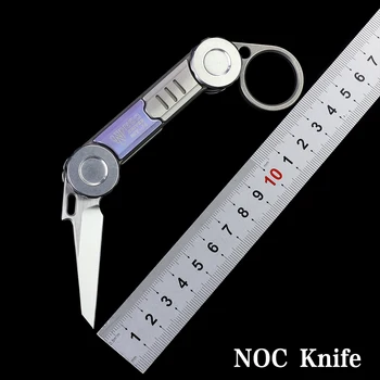 NOC ножове ножове MT14 тактически нож сгъваем M390 острие титанов дръжка открит къмпинг нож самозащита ръчни инструменти