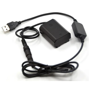 NP-FZ100 VG-C3EM манекен батерия + Power Bank 5V USB кабелен адаптер за Sony Alpha A9 A7RM3 A7RIII A7M3 ILCE-9 A6600 A7M4 камера