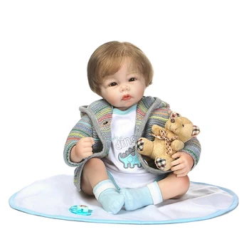 NPKCOLLECTION нов дизайн прероден babydoll В сладък пуловер дрехи меки докосване играчки и коледен подарък за деца