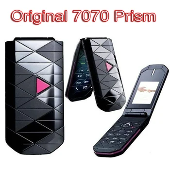 Original 7070 Prism използва мобилен мобилен телефон GSM 900/1800 отключен мобилен телефон. Не работи в Америка & Австралия, Произведено във Финландия