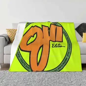 Ouii Elites , Дизайн на тениска за скейтборд. Творчески дизайн Удобно топло фланелно одеяло Rad Сладък Забавен филм Музика Носталгия