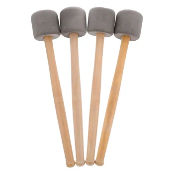 Percussion Drumstick Intermediate Drum Felt Drum Mallets Stainless Steel Drum Stick Marching Tenor Drum Mallets Percussion