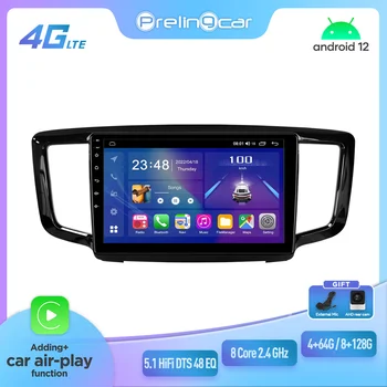 Prelingcar За Honda Odyssey 2015-2019 години Android 12 256G кола монитор Carplay RDS GPS построен 2din радио плейър 5.1 HIFI DST