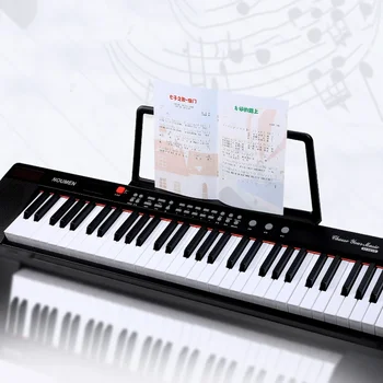 Professional 61 клавиатура пиано цифров преносим възрастни деца пиано Midi кабел музика синтезатор Teclado Midi електронно пиано