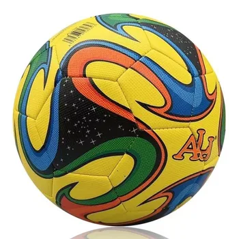 PU машинно шиене размер 5 футбол износоустойчив водоустойчив вътрешен открит футболна топка възрастни група обучение отбор мач топка