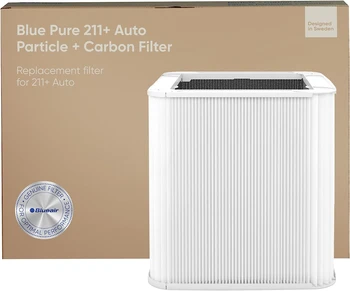  Pure 211 + Автоматичен оригинален филтър за подмяна, частици и активен въглен, пасва на Blue Pure 211 + Auto Air Purifier
