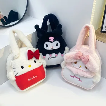 Sanrio здравей Кити нова карикатура чанта момиче карикатура сладък чанта за съхранение Y2K кръстосано тяло чанта kuromi рамо чанта козметична чанта