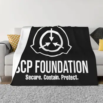 SCP Foundation Secure Contain Protect Throw Blanket Thin Blanket Спално бельо