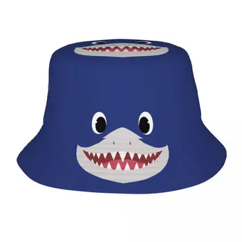 Shark Sea Animal Bob Hat for Girl Travel Sun Hats Casual Foldable for Outdoor Fishing Caps Bob Hat