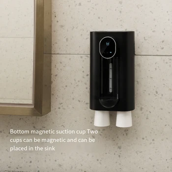 Smart Automatic Sensing Mouthwash Dispenser Pump Wall Mounted 540ML Електрическа безжична USB перална машина за уста с чаши У дома