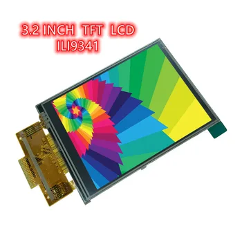 SPI драйвер IC 4IO 240X320 дисплей 3.2 инчов TFT LCD цветен екран ILI9341 сензорен панел 18PIN заваряване 0.8mm Superwide