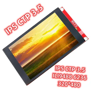SPI сериен порт IPS CTP 3.5 ILI9488 6236 LCD дисплей модул esp32 stm32 DIY електронен капацитивен сензорен панел