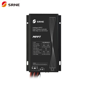  SRNE SR-DM160 12V 24V LED драйвер за слънчева такса контролер 15A интелигентен безжичен MPPT слънчев контролер за зареждане на улична светлина IP68
