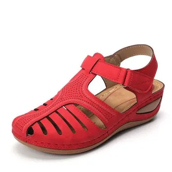 Summer Cool Удобни ретро дамски сандали Дамски гумени сандали размер 36 Сандали за кучета за жени скици Сандали Дамски обувки