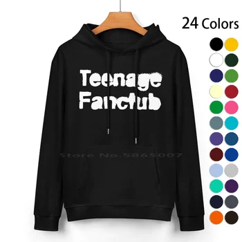 Teenage Fanclub Pure Cotton Hoodie Sweater 24 цвята Teenage Fanclub Music Indie Cool Love 100% памучен суитчър с качулка за