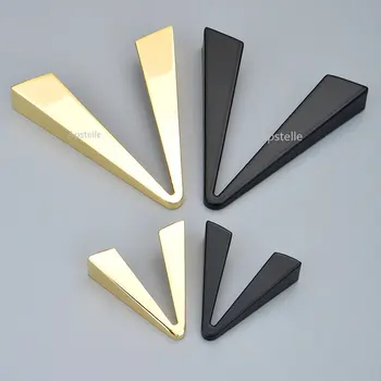 V-образна V-образна дръжка чекмедже врата модерен кухненски шкаф триъгълник гардероб кабинет проста светлина луксозни скандинавски дрехи златна дръжка