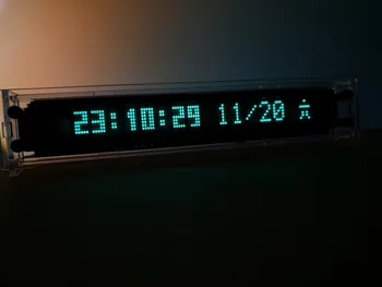 VFD часовник страница завъртане часовник тайминг напомняне вакуум флуоресцентен дисплей WIFI синхронизиране автоматична ръчна яркост