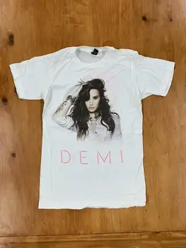 Vintage Demi Lovato Neon Lights 2014 Tour Tee мъжка тениска