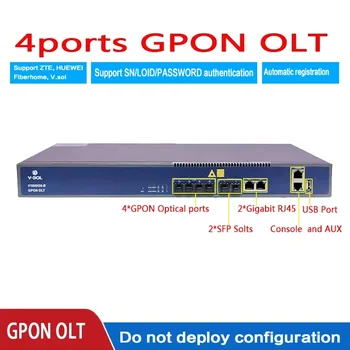 VSOL V1600G0 GPON OLT 4PON портове 4 PON SFP 8PON портове GPON OLT uplink съвместим ONU ONT 1G 10G